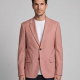 Sandro Paris Men's Pink 100% Wool Suit Jacket Size 50 FR 40 UK SHPVE00252