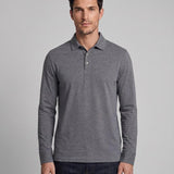 Hackett London Top Shirt Collared Logo Grey Size M HM550945