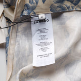 Sandro Women's Ecru Flared Linen Blend Trousers Size 40 FR 12 UK 8 US SFPPA01402