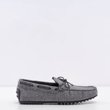 Tod's Men's Black Loafers Laccetto Scooby-Doo Gommino Size 41 EU 7 UK 8.5 US