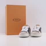 Tod's Women's Beige Cassetta Vintage B Active Sneakers Size 35 EU 3 UK 5 US