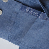 Hackett London Men's Blue Slim Fit Cotton Shirt Size S HM309140