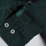 Hackett London Herren, Dunkelgrau, 100 % Baumwolle ,Bluse Hemdbluse , Größe XL, HM309157