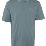 Hackett London Herren-T-Shirt, blau, 100 % Baumwolle, kurzärmelig, „ Poloshirt  “, „Größe “, XXL, HM562395