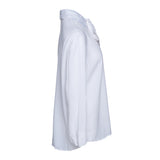 Sandro Damen- Bluse Hemdbluse , weiß, mit besticktem Kragen, Größe 40, FR 12, UK 8, US C11545H