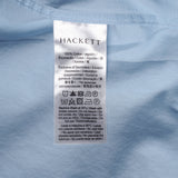 Hackett London Herren-Shirt, blau, 100 % Baumwolle , langärmelig, Bluse Hemdbluse , Größe L, HM309527