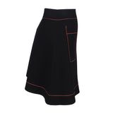 Sandro Women's Black Knit A-Line Short Skirt Size 36 FR 8 UK 4 US SFPJU00267