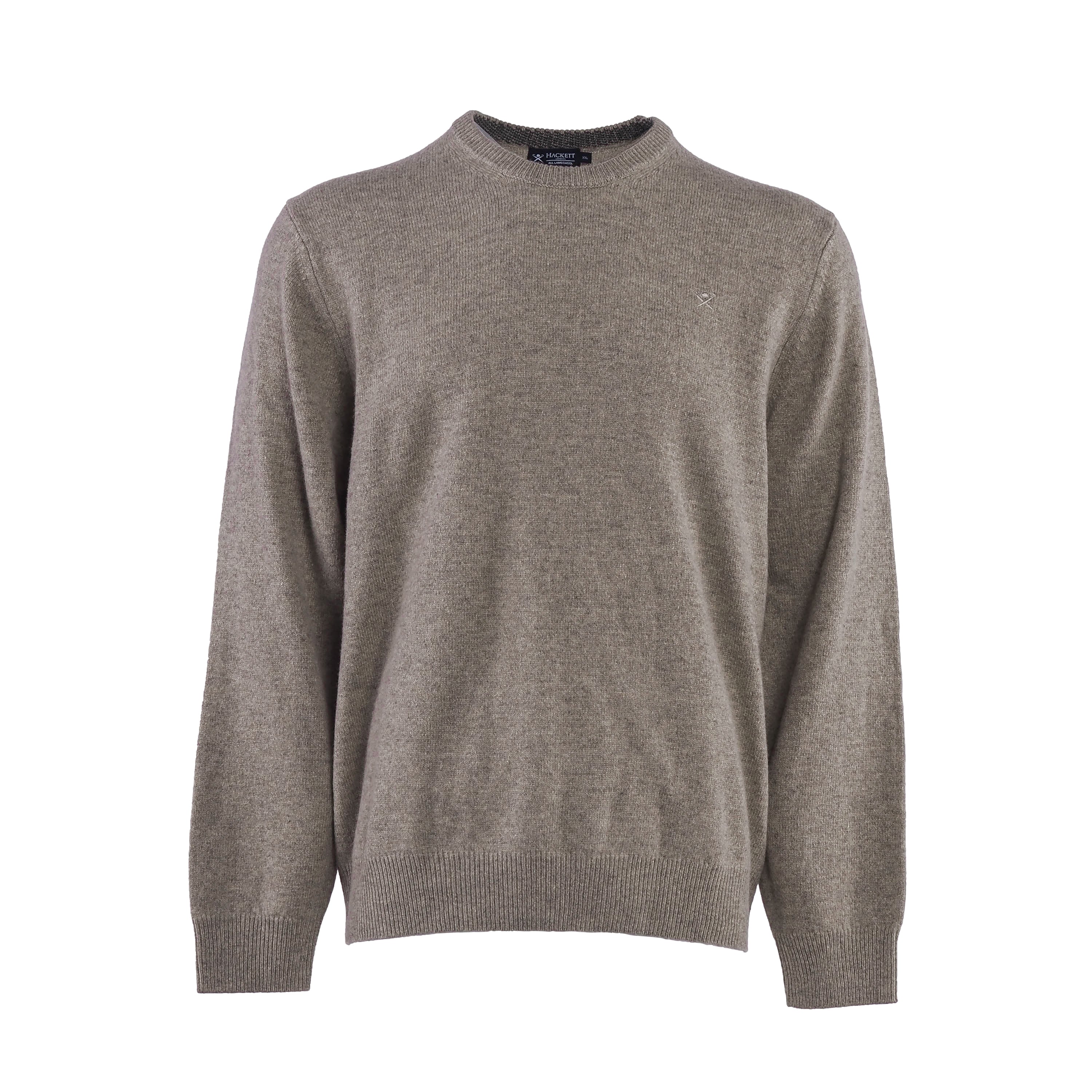 Hackett London Men's Brown 100% Wool Crew Neck Sweater Size XXL HM702827