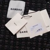 Sandro Women's Black Tweed Cardigan And Skirt Set Size 34 FR 6 UK 2US SFPCA00894
