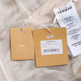 Sandro Paris Men's Beige Cotton Long Coat Size S SHPMA00347