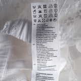 Sandro Damenbluse, kurz geschnitten, weiß, bestickt, Größe 36 FR, 8 UK, 4 US, SFPTO00660