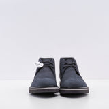 Hogan Men's Navy Leather H334 Derby 2 Fori Boots Size 39 EU 5.5 UK 7 US