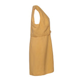 Sandro Paris Women's Orange Viscose & Linen Short Dress Size 40 L SFPRO03659