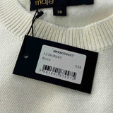 Maje Women's Ecru Wool Dress Size 38 FR 10 UK 6 US MFPRO03057