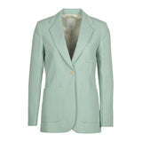 Sandro Women's Green Tailored Blazer Jacket Size 34 FR 6 UK 2 US SFPVE00507