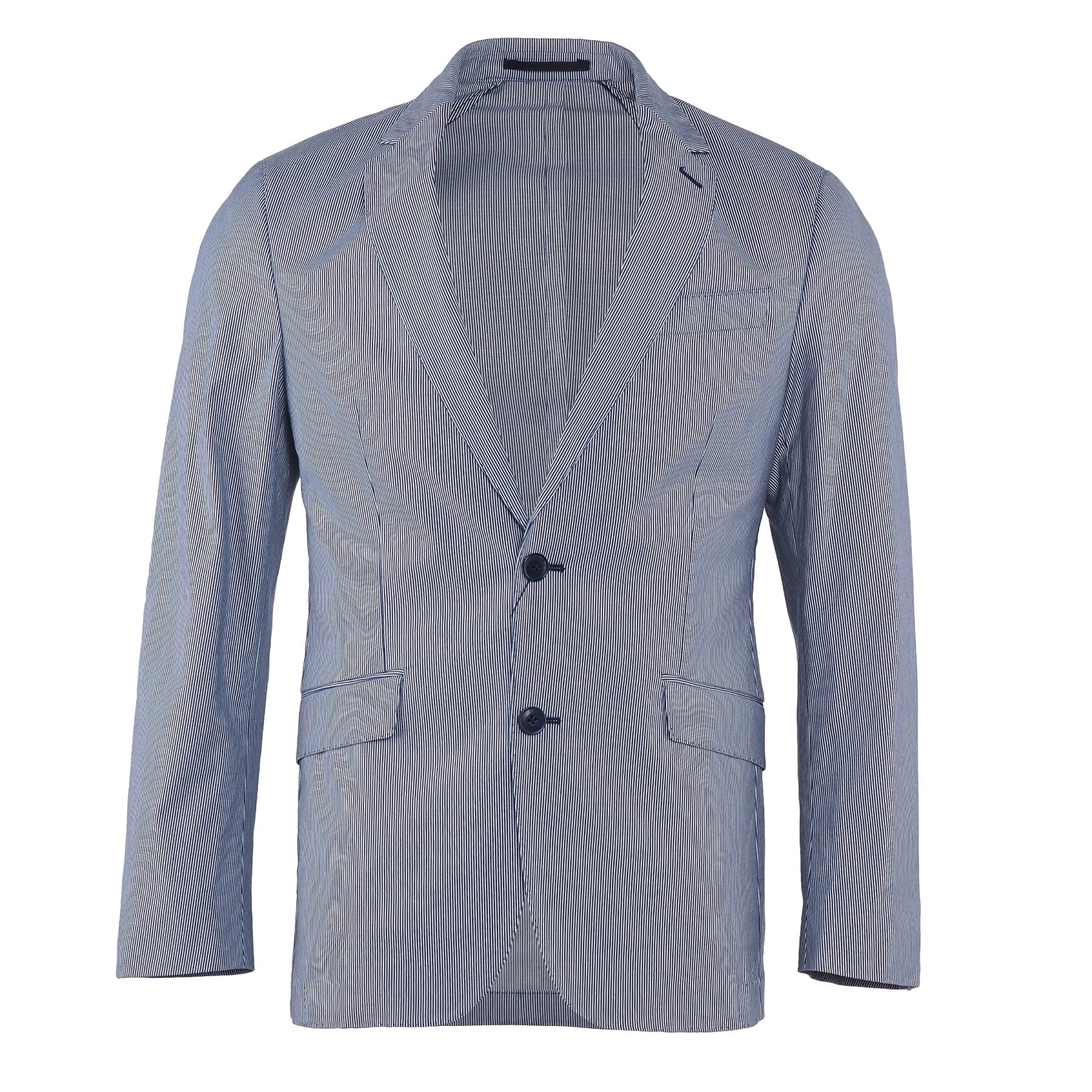 Hackett London Men's Blue Striped Cotton Blazer Jacket Size 36 R HM443061