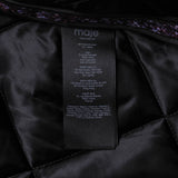 Maje  Wolle -Misch-Tweedjacke für Damen in Lila, Größe 40, FR 12, UK 8, US MFPVE00424