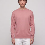 Hackett London Men's Pink Crew Neck Merino Wool & Silk Sweater Size M HM702803