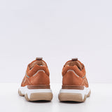 Hogan Women's Brown Hyperactive Allac Forature Sneakers Size 37 EU 4 UK 7 US