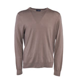 Hackett London Men's Brown Knit Merino Wool Silk Sweater Size 2XL HM702834