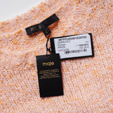 Maje Damenpullover aus Mohairmischung, orange, gestrickt, Größe 36 (FR), 8 (UK), 4 (US), Artikelnummer MFPPU00461