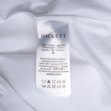 Hackett London Herren-Langarmshirt, weiß, 100 % Baumwolle , „ Bluse Hemdbluse “, Größe L, HM309881