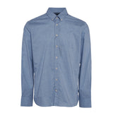 Hackett London Men's Blue Slim Fit Floral Shirt Size L HM309144