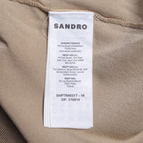 Sandro Paris Men's Beige Knit Short Sleeve T-Shirt Size XS SHPTR00317