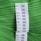 Maje Grünes, kurzes Stretch-Kleid mit Rüschen für Damen „ Strick “, Größe 40FR, 12UK, 8US, MFPRO02595
