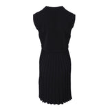Sandro Damenkleid, schwarz, „ Strick “, plissiert, kurz, Größe 34 FR, 6 UK, 2 US, SFPRO03149