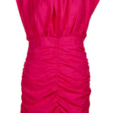 Sandro Women's Pink Sleeveless Draped Dress Size 40 FR 12 UK 8 US SFPRO02870