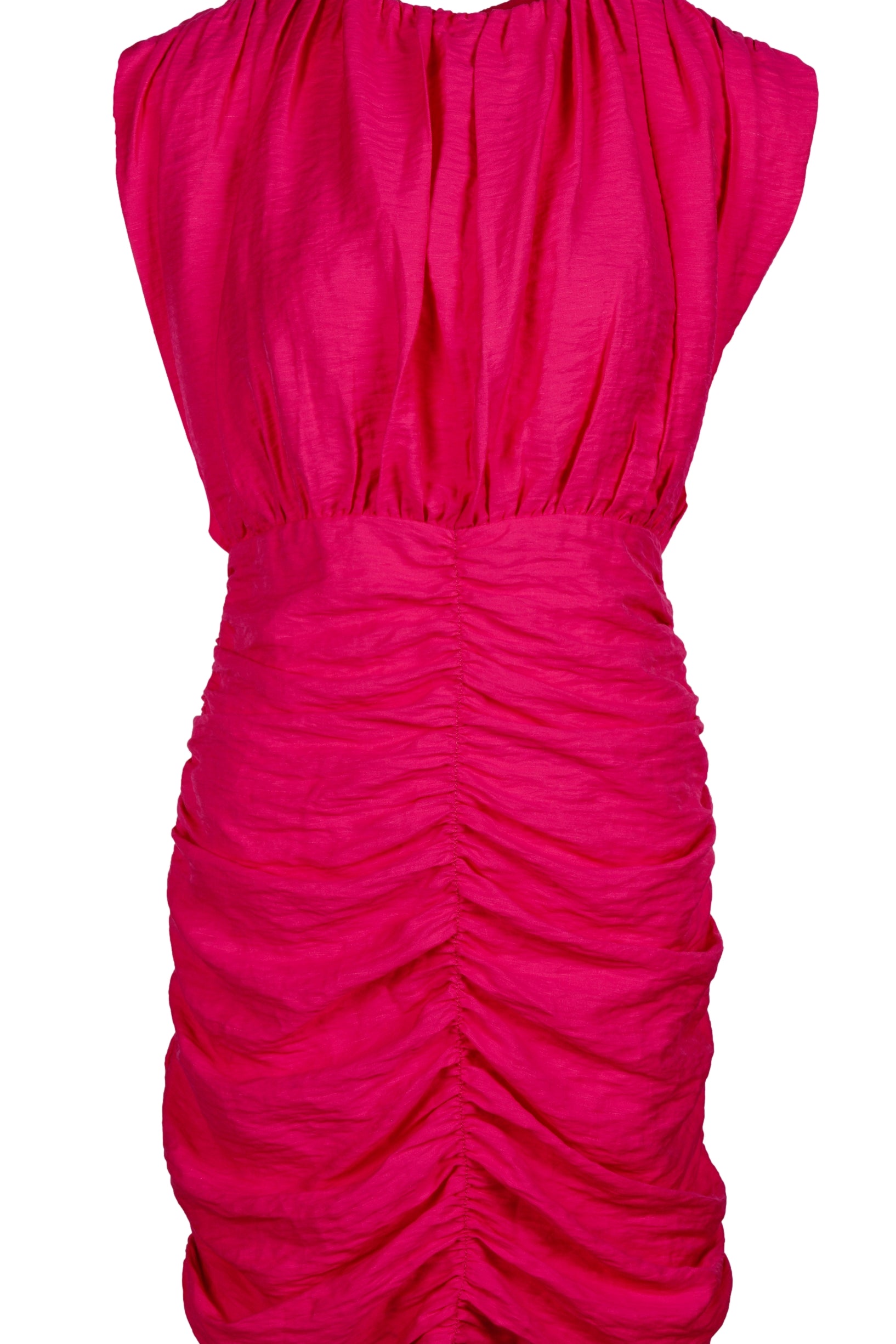 Sandro Women's Pink Sleeveless Draped Dress Size 40 FR 12 UK 8 US SFPRO02870