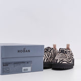 Hogan Women's Black Zebra H543 Allacciato Lace Up Shoes Size 35 EU 2 UK 5 US