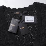 Maje Women's Black Knitted V-Neck Cardigan Size 36 FR 8 UK 4 US MFPPU00509