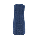 Sandro Women's Blue Sequins Tweed Short Dress Size 36 FR 8 UK 4 US SFPRO03474