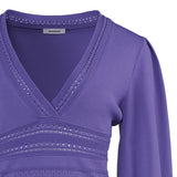 Sandro Women's Purple Knit Ruffle Short Dress Size 38 FR 10 UK 6 US SFPRO02739