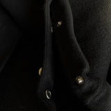 Maje Women's Black Wool Blend Oversized Coat Size 36 FR 8 UK 4 US MFPOU00913