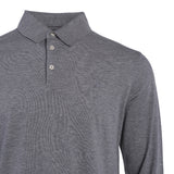 Hackett London Top Shirt Collared Logo Grey Size M HM550945