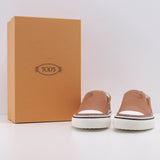 Tod's Men's Brown Slip On Punt Casset Casual 22K Sneakers Size 41 EU 7 UK 8.5 US