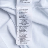 Sandro Paris Men's White Glossy Flower Cotton Polo Shirt Size M SHPTS01476