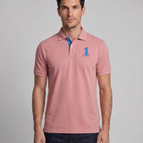 Hackett London Men's Pink Embroidered Logo Polo Shirt Size M HM562934