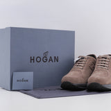 Hogan Men's Brown Interactive H Rilievo Sneakers Size 46.5 EU 11.5 UK 13 US