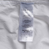Sandro Men's White Long Sleeve 100% Cotton Plain Shirt Size S SHPCM00097