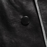 Sandro Women's Black Cropped Leather Jacket Size 36 FR 8 UK 4 US SFPBL00974