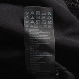 Sandro Damenkleid aus glänzendem, schwarzem Netzstoff, lang Größe 36 FR 8 UK 4 US SFPRO03101