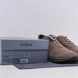 Hogan Men's Brown Interactive H Rilievo Sneakers Size 46.5 EU 11.5 UK 13US