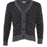 Sandro Men's Grey Knit Cashmere Blend Cardigan Size S SHPTR00403