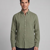 Hackett London Men's Green Slim Fit Shirt Size 2XL HM309530