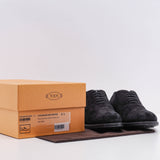 Tod's Men's Black Francesina Fondo Gomma RQ Lace Up Shoes Size 40 EU 6.5 UK 8 US