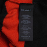 Sandro Women's Red Cashmere Blend Sweater Size 38 FR 10 UK 6 US SFPPU01732
